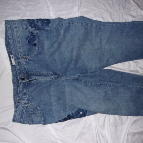 size 22w 22 w plus sized stretch bue jean twenty two denim pants womens - Picture 3 of 6